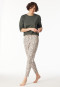 Pantaloni con polsini lunghi a fiori multicolore - Mix+ Relax