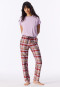 Langere broek van flanel met veelkleurig geruit patroon - Mix+ Relax