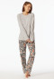 Shirt long-sleeve round neck gray-jaspé-gray - Mix+Relax