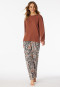 Shirt long-sleeve round neck terracotta - Mix+Relax