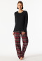 Shirt langarm rundhals schwarz - Mix+Relax