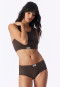 Panty Feinripp dunkelbraun - Revival Paula