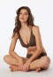 Ajourée bustier seamless dark brown - Revival Alma