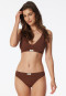 Retro panties Ajourée seamless dark brown - Revival Alma