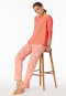 Pyjamas long interlock peach - Modern Nightwear