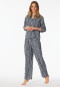 Pyjama lang Webware Streifen graphit - selected! premium
