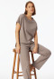 Shirt kurzarm merzerisierter Interlock clay - Mix+Relax