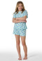 Schlafanzug kurz Schildkröten hellgrün - Nightwear
