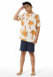 Short pyjamas palm trees cream - Nightwear