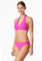 Bikinislip jersey strepen fuschia - Aqua