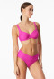 Bikini-Top mit Bügeln Jersey fuchsia - Aqua