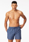 Swim trunks woven fabric navy patterned - Aqua