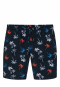 Swim shorts woven fabric recycled SPF40+ palm trees multicolor - Aqua