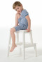 Short pyjamas striping denim blue - Natural Love