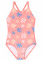 Knitwear recycled SPF40+ sun pink swimsuit - aqua