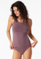 Strappy tops 2-pack lace black/purple - Modern Multipacks