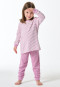 Pyjama long tissu éponge poignet rayures orchidées - Kids Nightwear