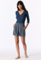 Korte broek van geweven viscose met veelkleurige strepen  Mix+ Relax
