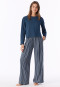 Lang broek van geweven viscose, multicolor strepen  Mix+ Relax
