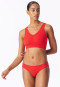 Rio-slip, naadloos, kant, chilirood - Invisible Soft Lace