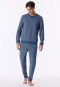 Sweatshirt Jacquard in faded denim - Mix+ Relax