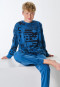 Pyjama long poignet bleu - Teens Nightwear