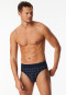 Minislip Fine Interlock patterned midnight blue - Fine Interlock