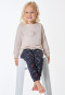 Long pyjamas with beige mottled cuffs - Family
