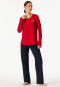 Lange pyjama hart rood - Family