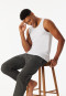 Tank top double rib white - SCHIESSER 150 Years