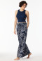 Lange broek statement print blauw - SCHIESSER 150 Years