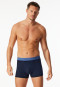 Shorts 3-pack Organic Cotton woven elastic waistband midnight blue - 95/5