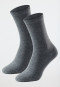 Women's socks 2-pack Organic Cotton black - 95/5