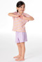 Pigiama corto a righe orchidea - Kids Nightwear