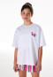 Pigiama corto a strisce bianche - Teens Nightwear