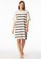 Nachthemd korte mouw strepen parelmoer - Casual Nightwear