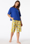 Pyjama 3/4 lengte lemon royal - Casual Fashion