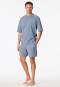 Pyjama korte oversized blauwgrijs - Modern Nightwear