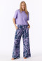 Langere broek van Heavy Single Jersey met veelkleurige bloemenprint - Mix+ Relax