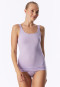 Top con spalline, confezione da 2, lillà/blu scuro - Modal Essentials