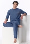 Schlafanzug lang Bündchen Oversized faded denim - Modern Essentials