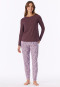 Long-sleeve shirt with Boat Neckline, cocoa brown - Mix+ Relax