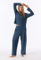 Langere broek Doubleface diepblauw - Mix+ Relax
