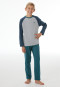 Schlafanzug lang Skateboard grau-meliert - Nightwear