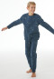 Schlafanzug lang Bündchen Skateboards deep blue - Nightwear