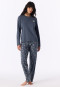 Shirt met lange mouwen, blauwgrijs - Mix+ Relax