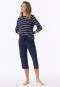 3/4-broek diepblauw - Mix+ Relax