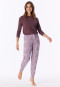 Langere broek met elastische manchetten en veren, multicolor - Mix+ Relax