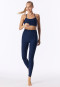 High Waist Leggings Doppelripp admiral - SCHIESSER Active