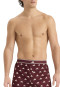 Boxershorts mit Knopfleiste 2er-Pack Blau/Bordeaux - ADIDAS